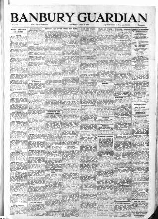 cover page of Banbury Guardian published on May 6, 1948